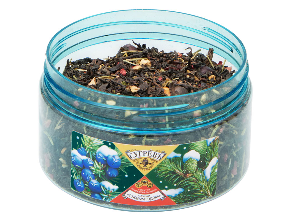Чай черный с можжевельником и пихтой «С НОВЫМ ГОДОМ !»