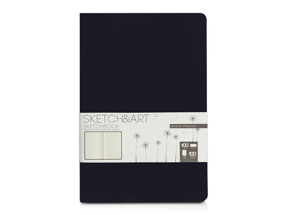 Скетчбук «Sketch & Art» 100 г/м2, soft-touch