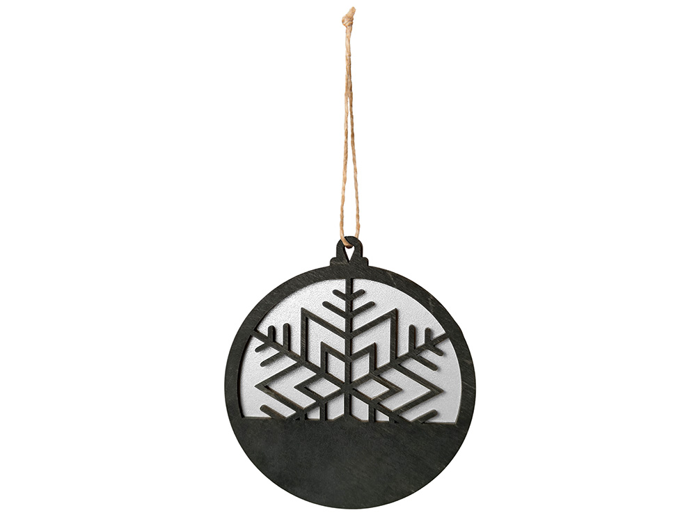 Подвеска деревянная «Noirflake»