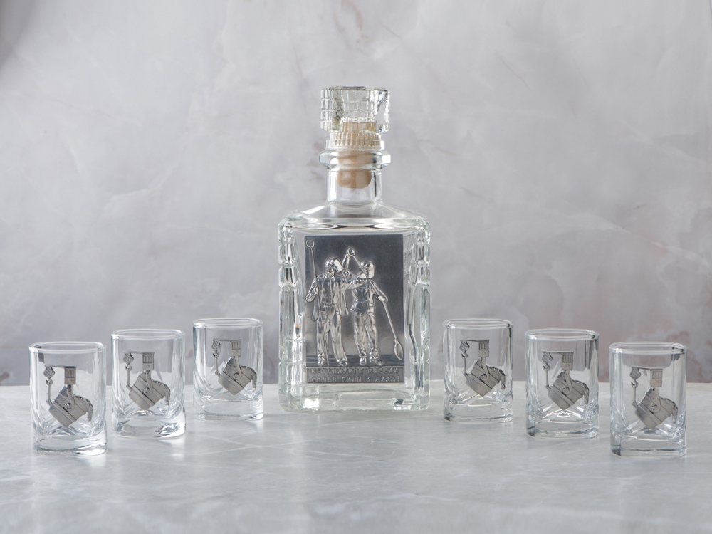 Набор со штофом «Металлурги»