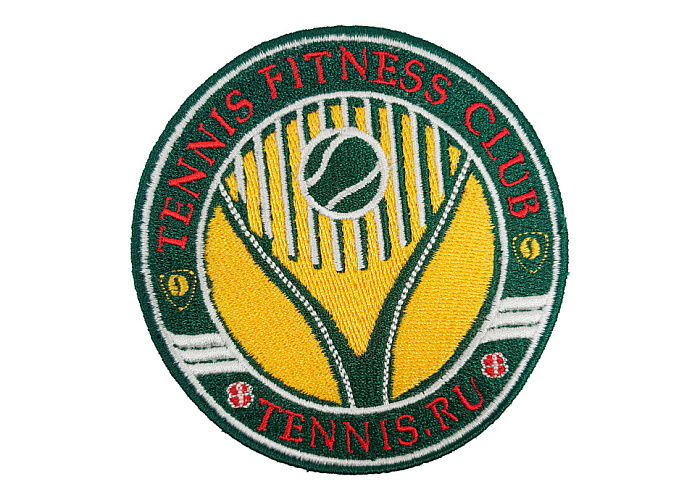 Вышивка шевронов TENNIS FITNESS CLUB